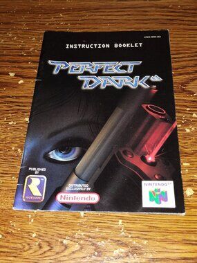 Perfect Dark Manual Only for the Nintendo 64